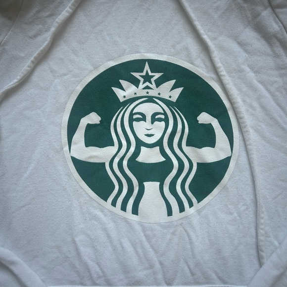 Women’s Starbucks workout mermaid pullover hoodie - Picture 2 of 3